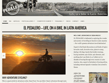 Tablet Screenshot of elpedalero.com